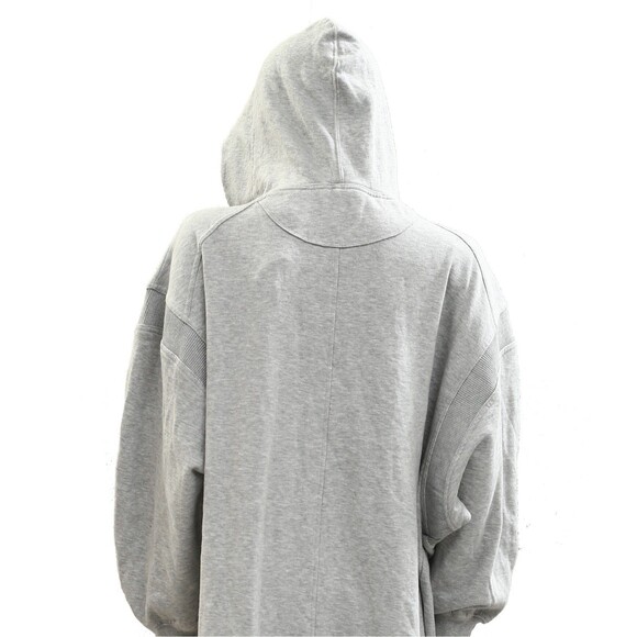 Daily Practice by Anthropologie Hooded Mini Dress Long Sleeve Gray XL NWT 284876 - Picture 8 of 9